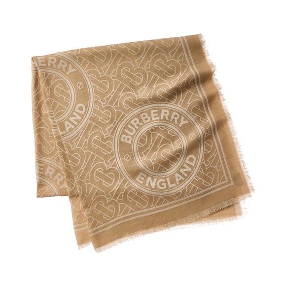 Burberry Logo Graphic Cashmere Scarf - Picture 2 of 3
